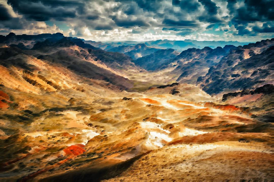 Surreal Peruvian Mountains png transparent