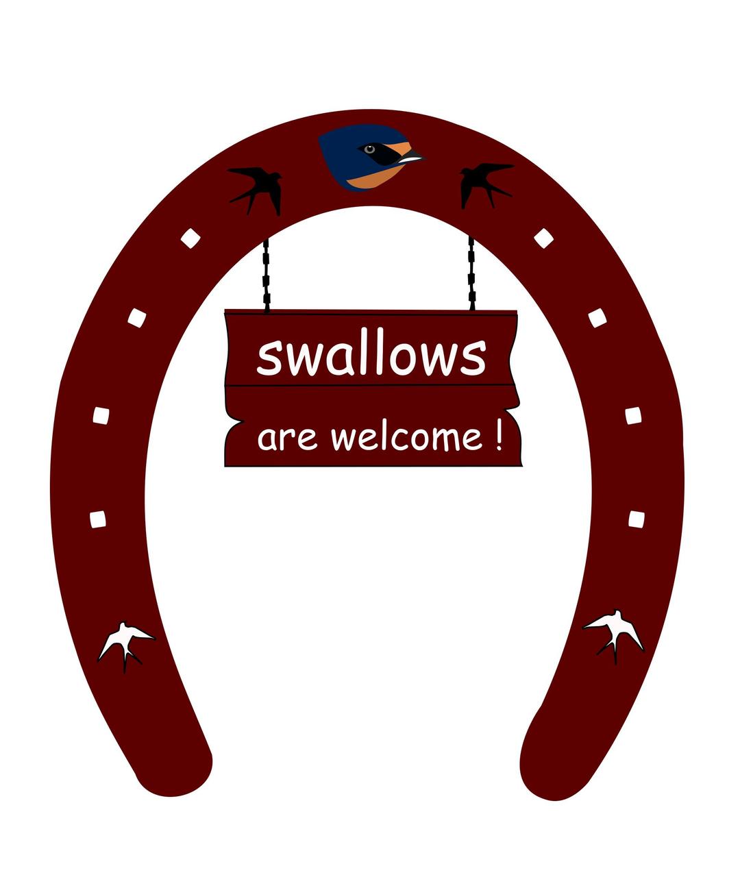 Swallow-welcome png transparent