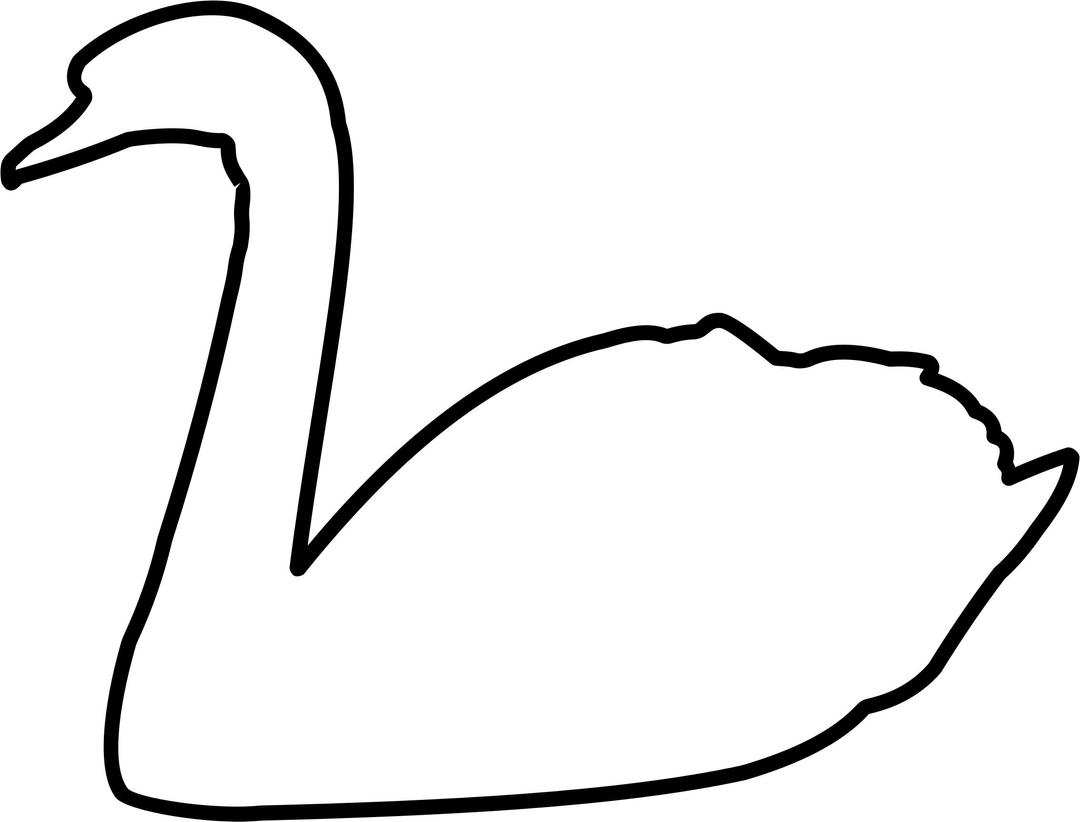 swan modified from GDJ  png transparent