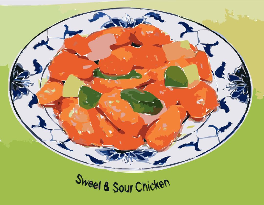 Sweet & Sour Chicken png transparent