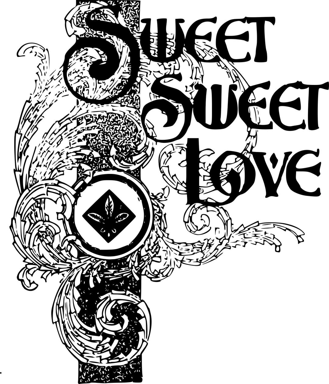 Sweet Sweet Love png transparent