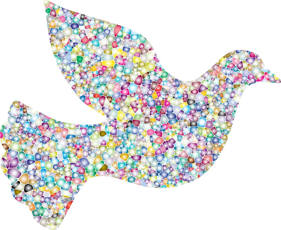 Sweet Tiled Peace Dove png transparent