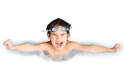 Swimming Kid png transparent