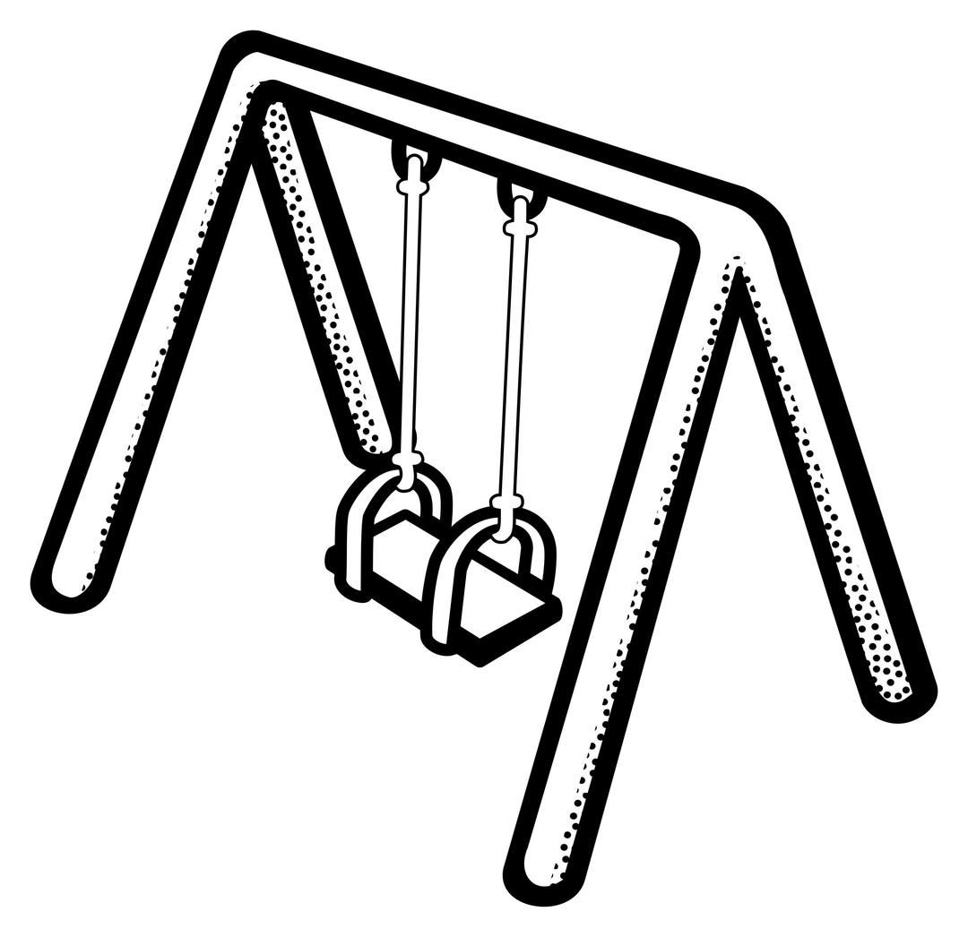 swing - lineart png transparent