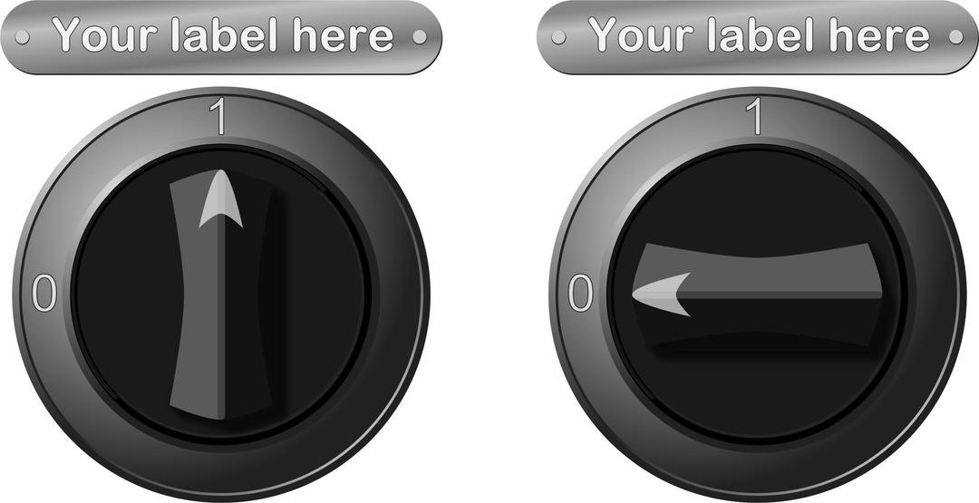 Switch knobs png transparent