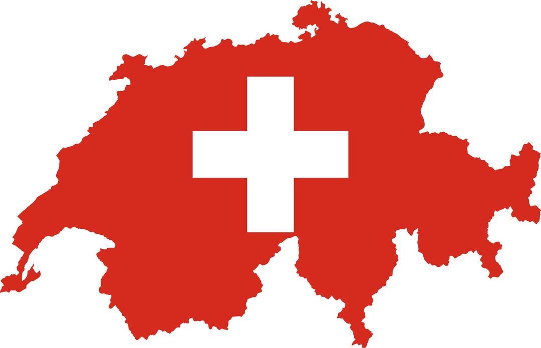 Switzerland Map Flag png transparent
