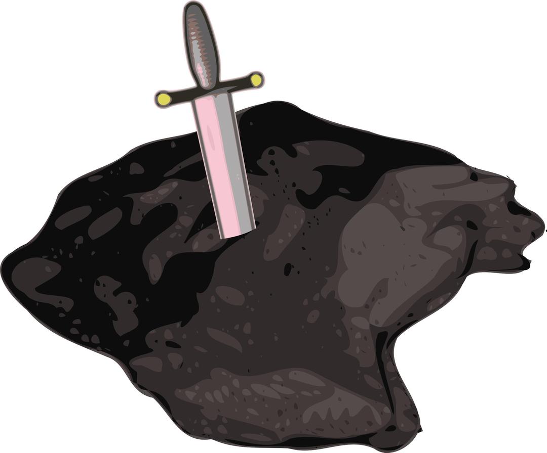 Sword in Stone png transparent