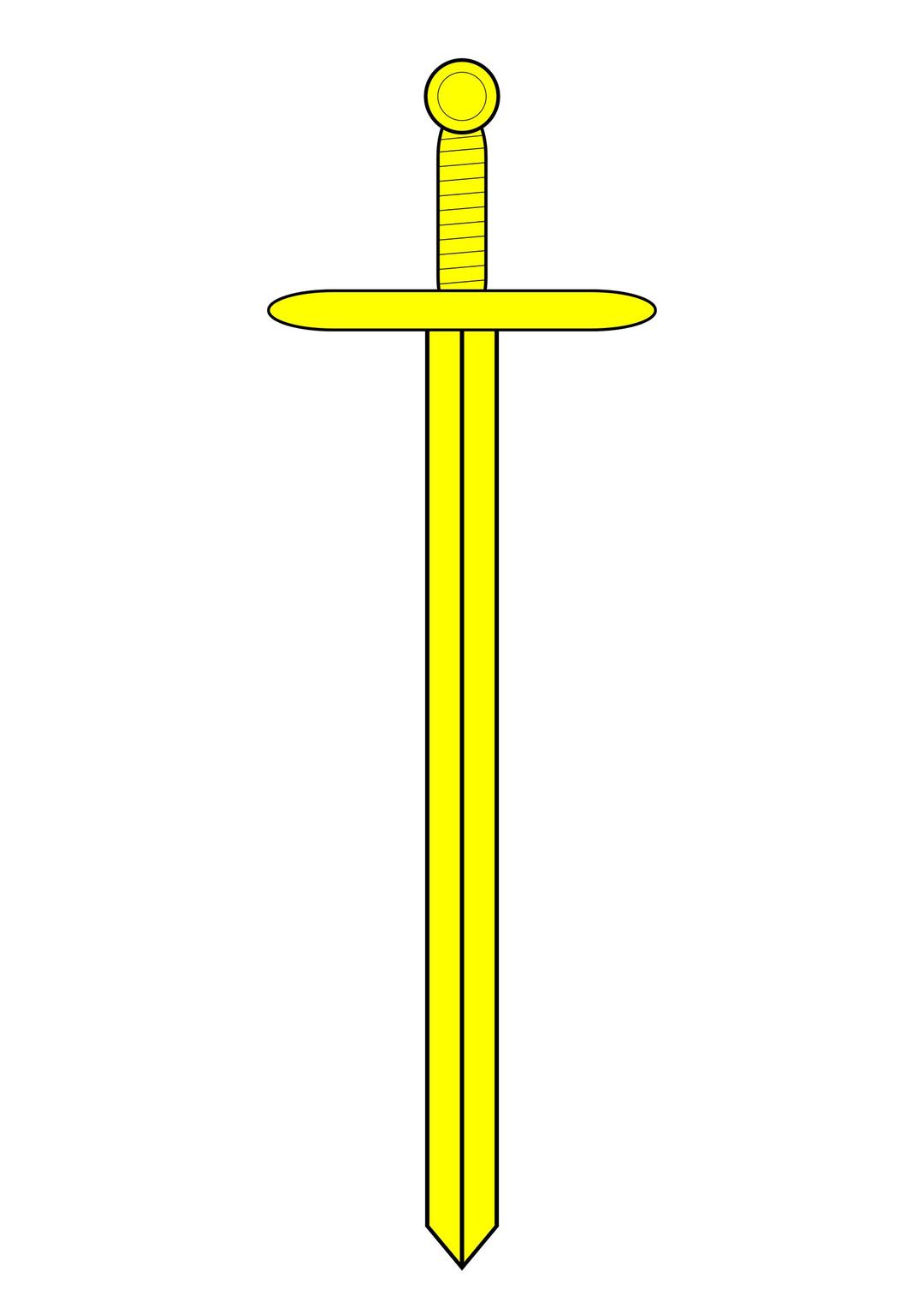 sword Or (yellow) png transparent