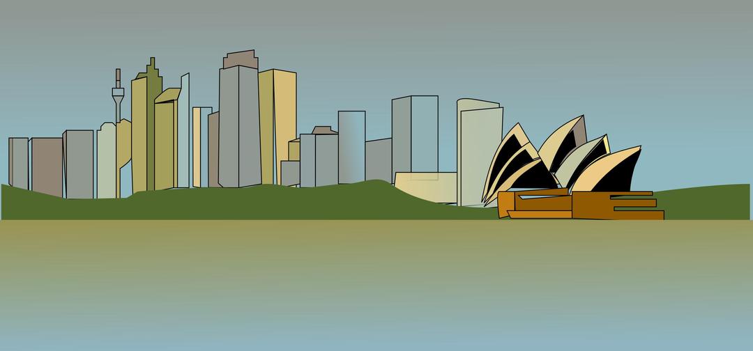 Sydney Skyline png transparent