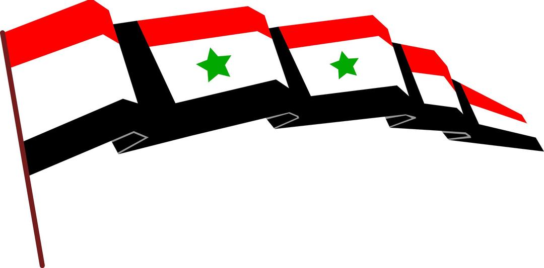 Syrian flag png transparent