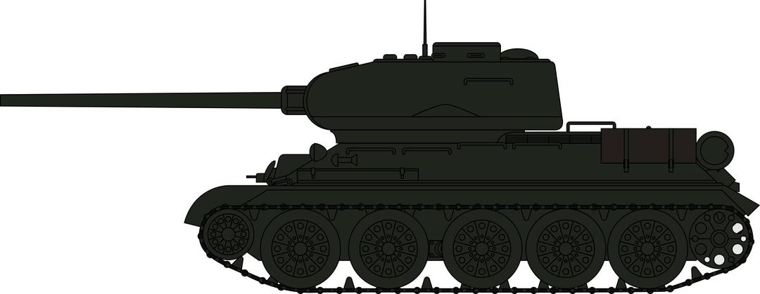 T-34-85 png transparent