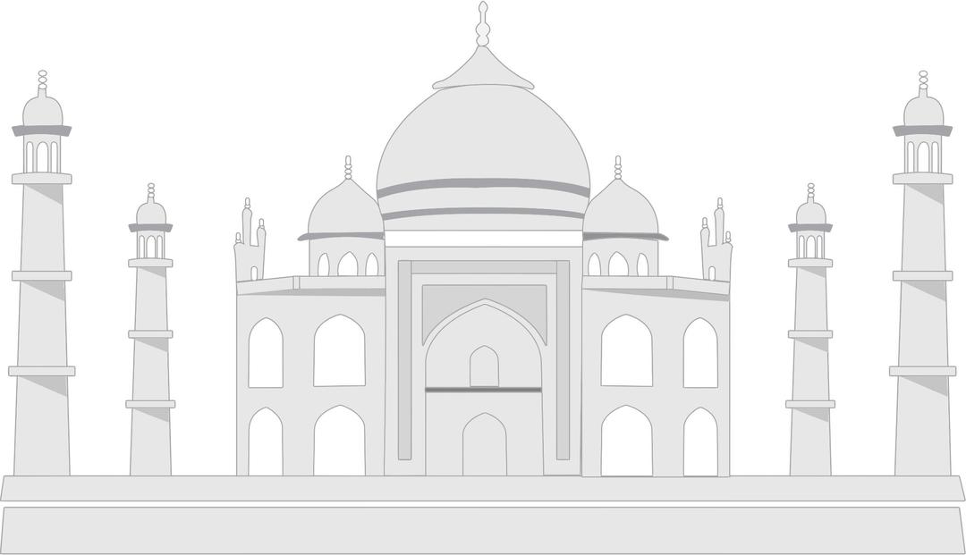 Taj Mahal Illustration png transparent