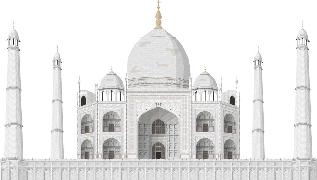 Taj Mahal Large png transparent