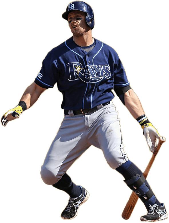 Tampa Bay Rays Running Player png transparent