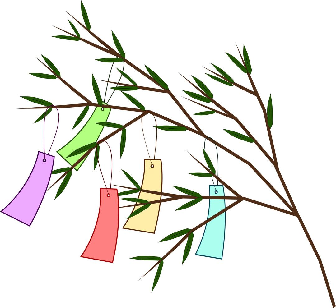 Tanabata Wish Tree png transparent