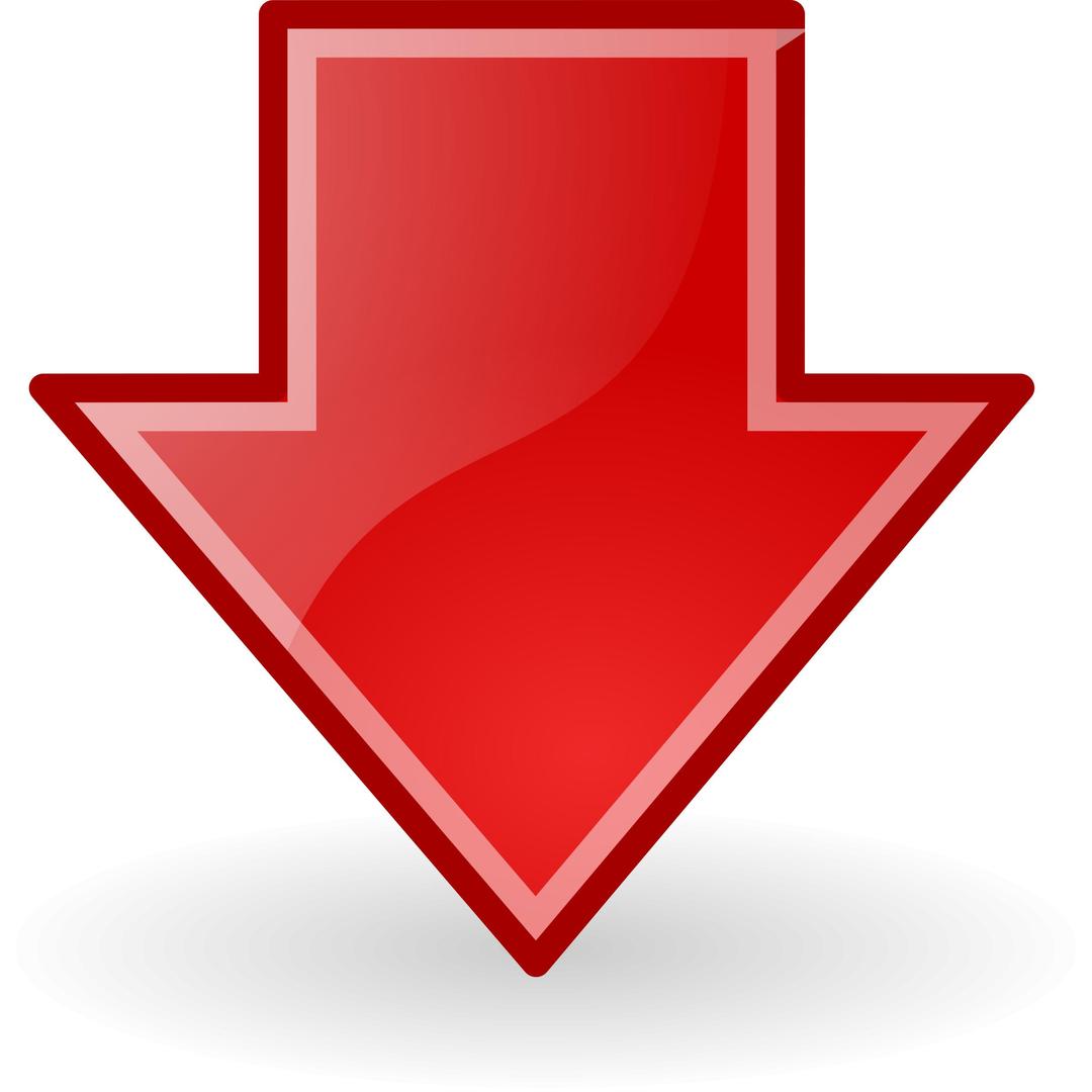 tango red go down png transparent