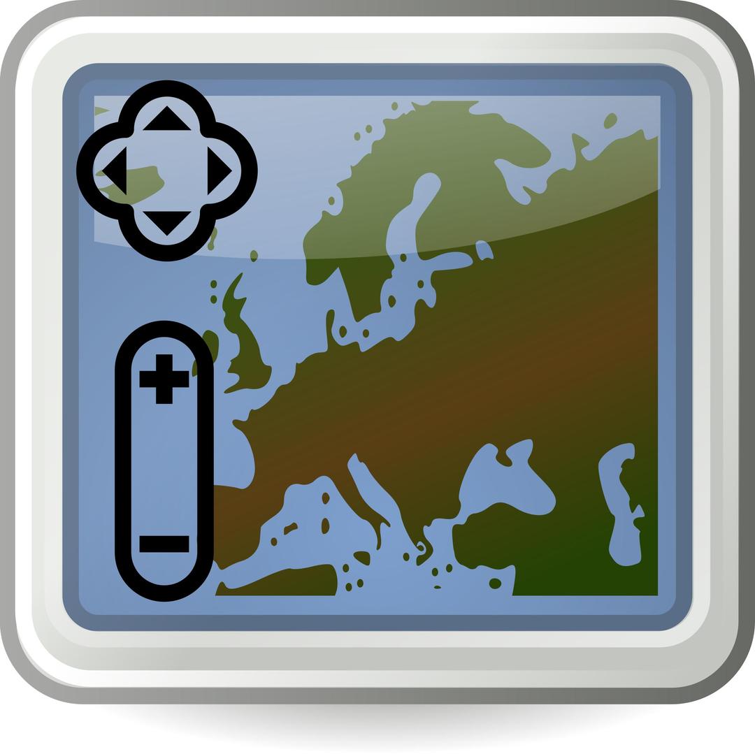 Tango style map application icon png transparent