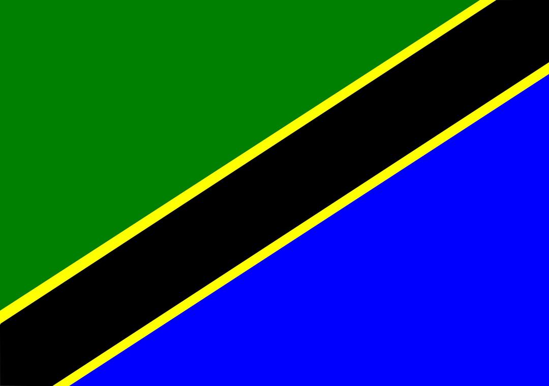 Tanzania Flag png transparent