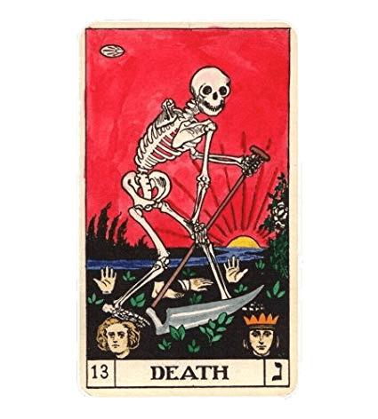 Tarot Card Death png transparent