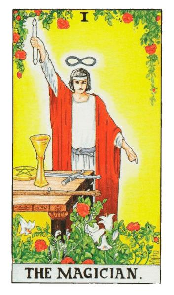 Tarot Card the Magician png transparent