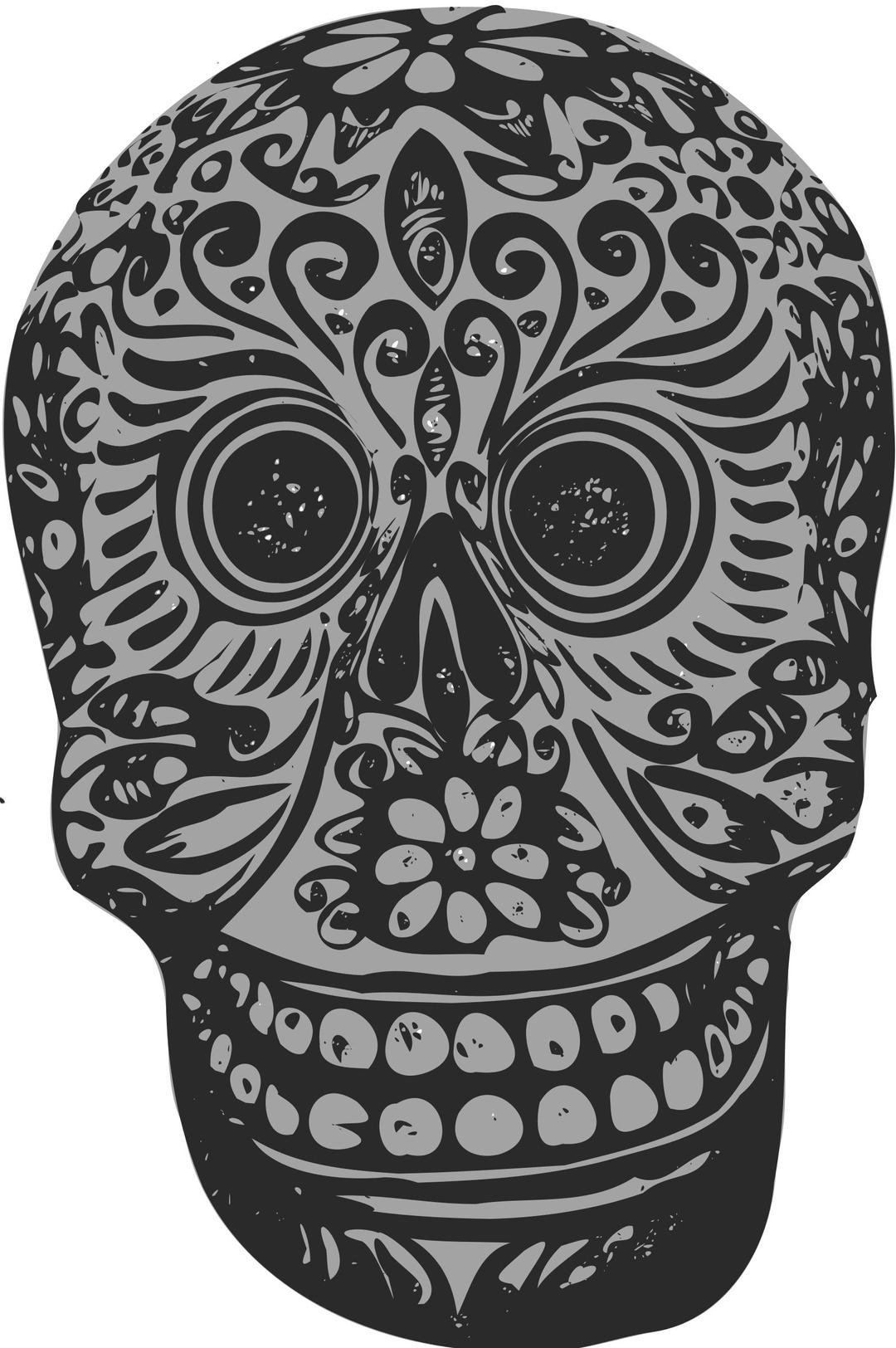 Tatoo skull png transparent
