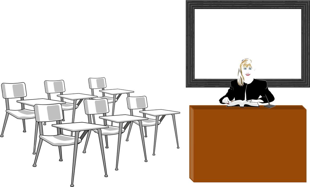 Teacher In Classroom png transparent