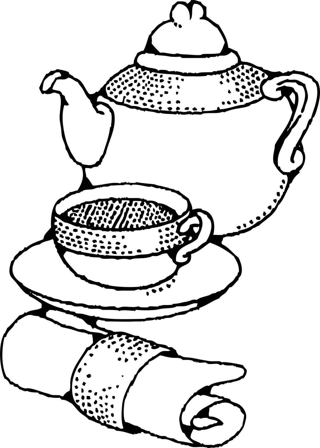 teapot and cup png transparent