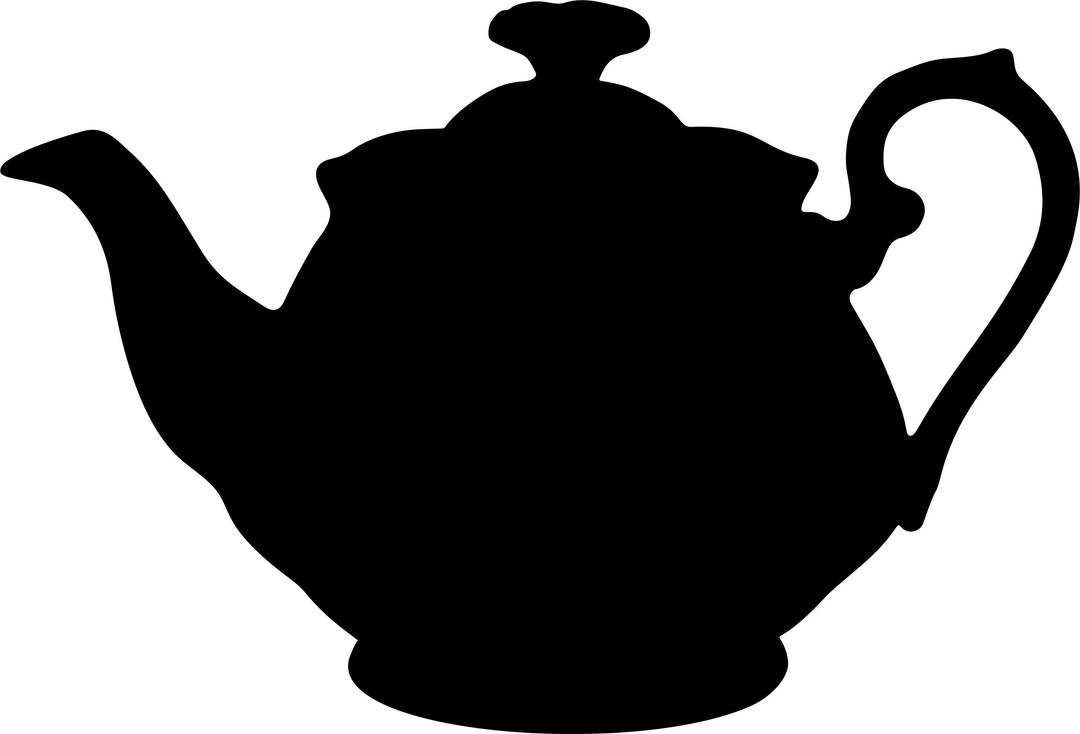 Teapot Silhouette png transparent
