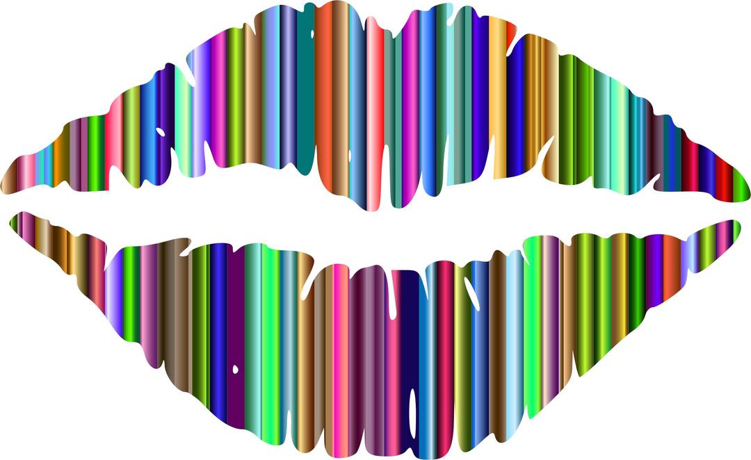 Technicolor Lips 6 png transparent