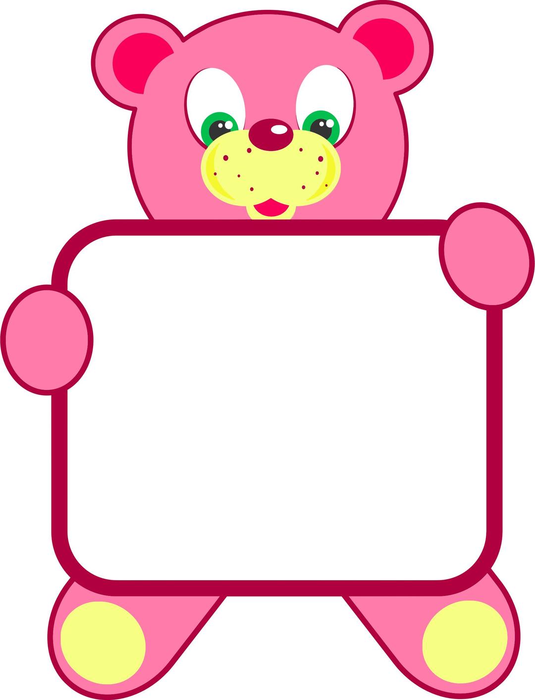Teddy Bear Sign png transparent