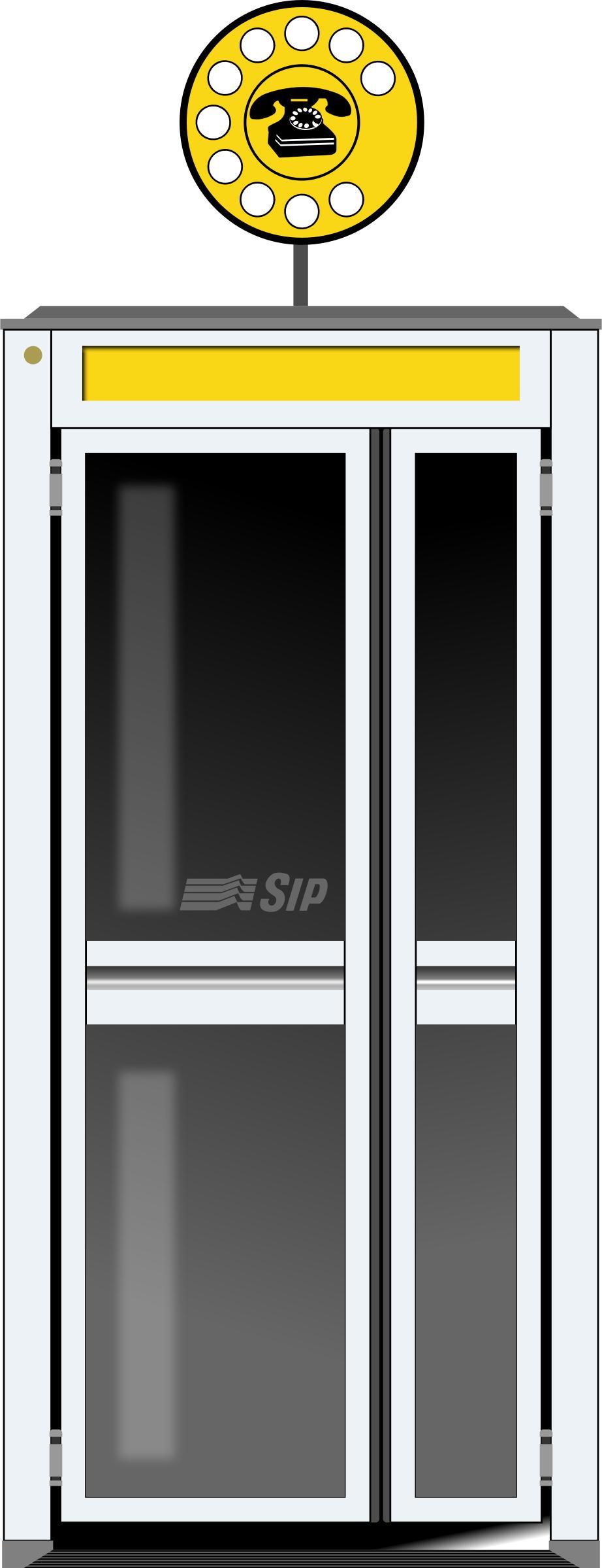 Telephone booth png transparent