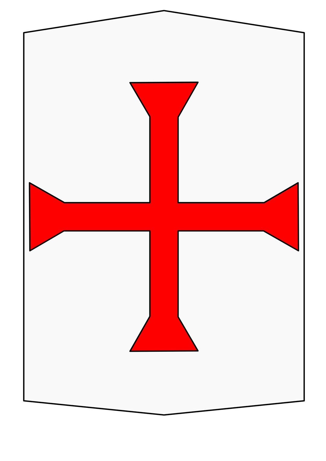 Templar Cross One png transparent