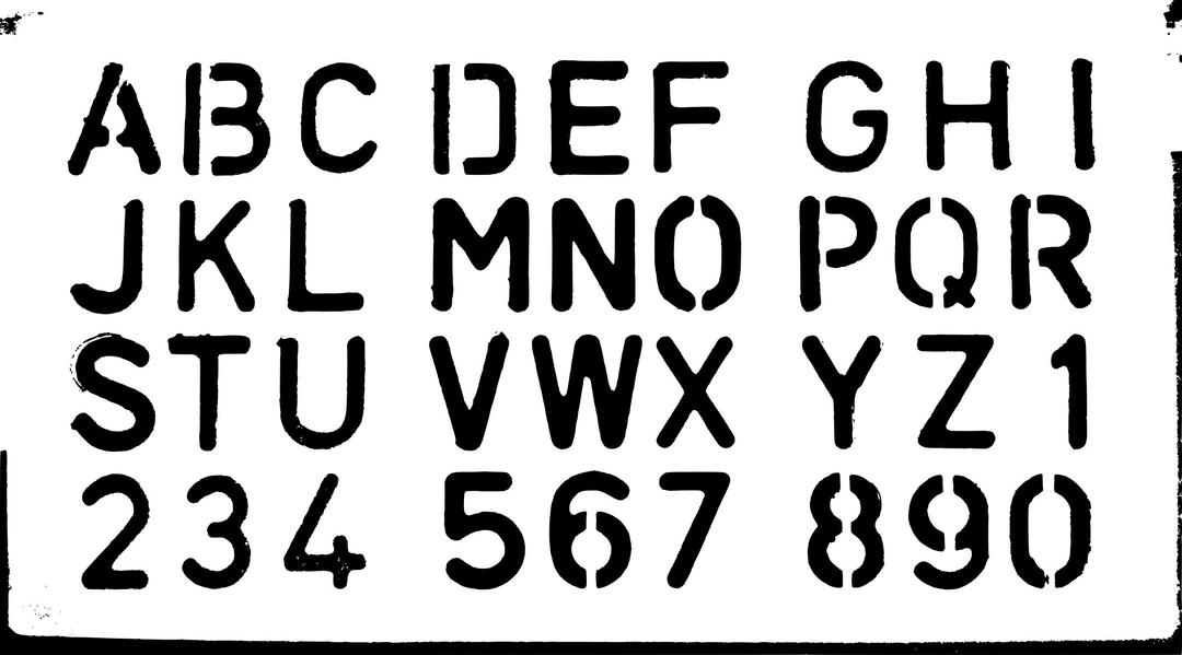 Template Latin Alphabet Roman Numbers Uppercase png transparent