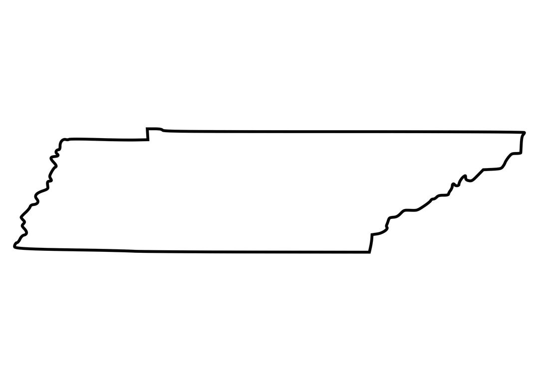 Tennessee Outline png transparent