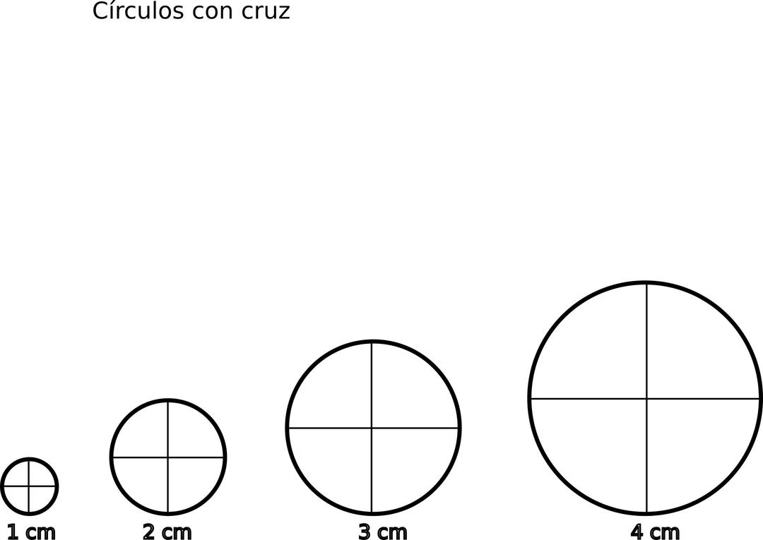 Testigo métrico: cí­rculo con cruz png transparent