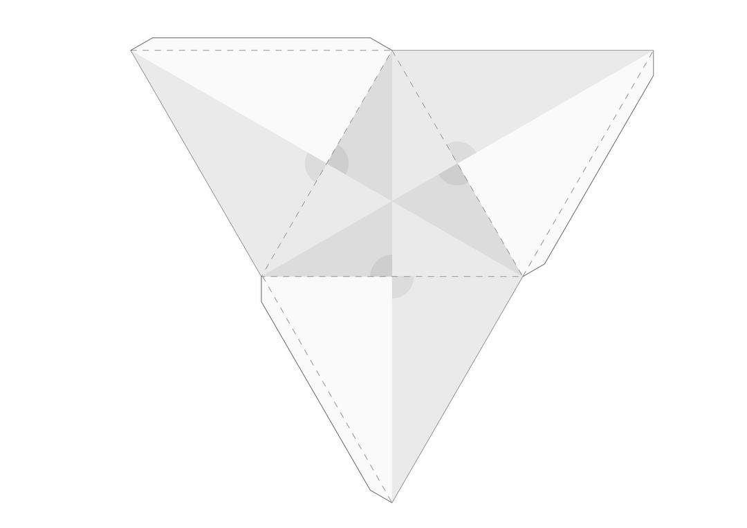 tetrahedron.net -- Tetraeder Netz png transparent