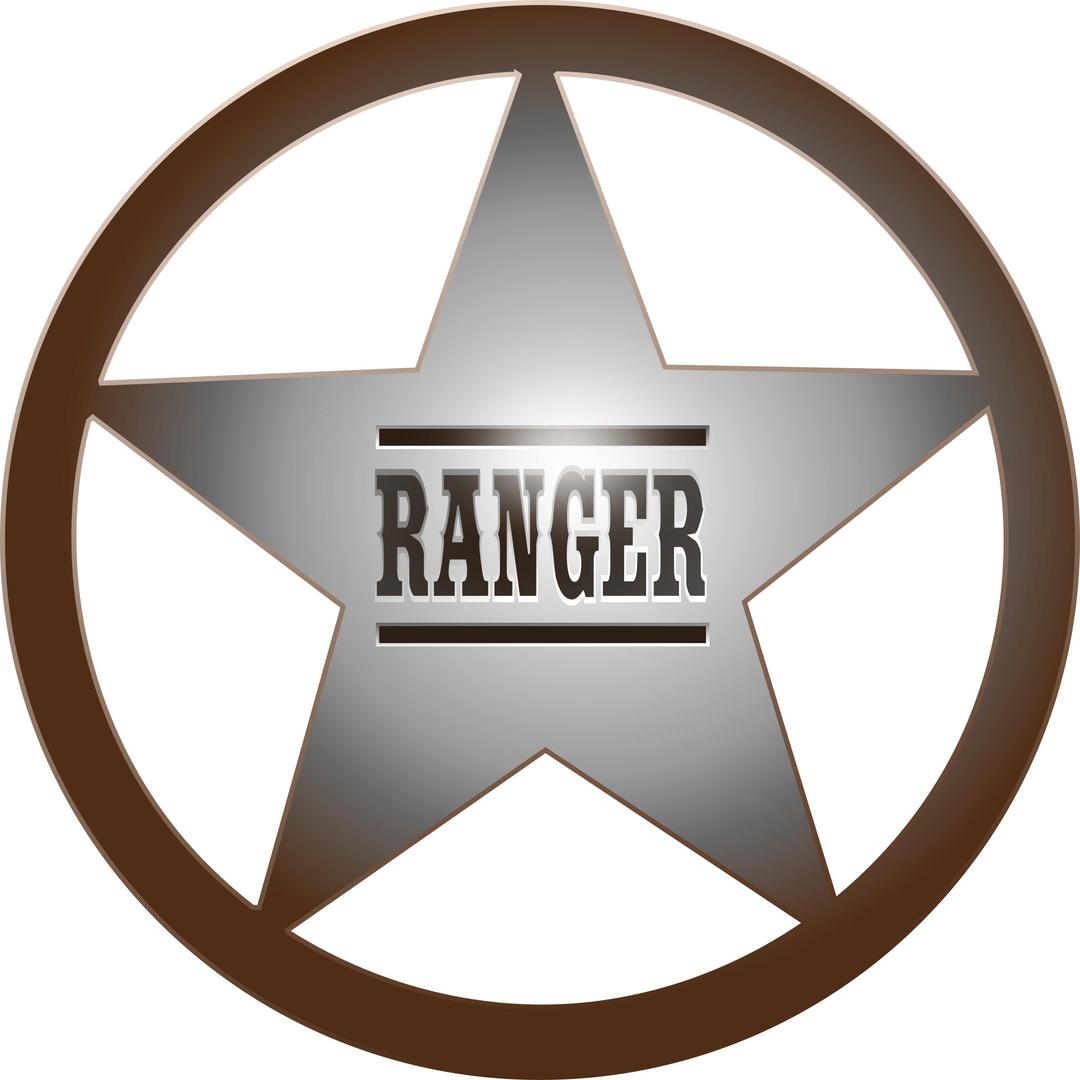 (Texas) Ranger Star png transparent