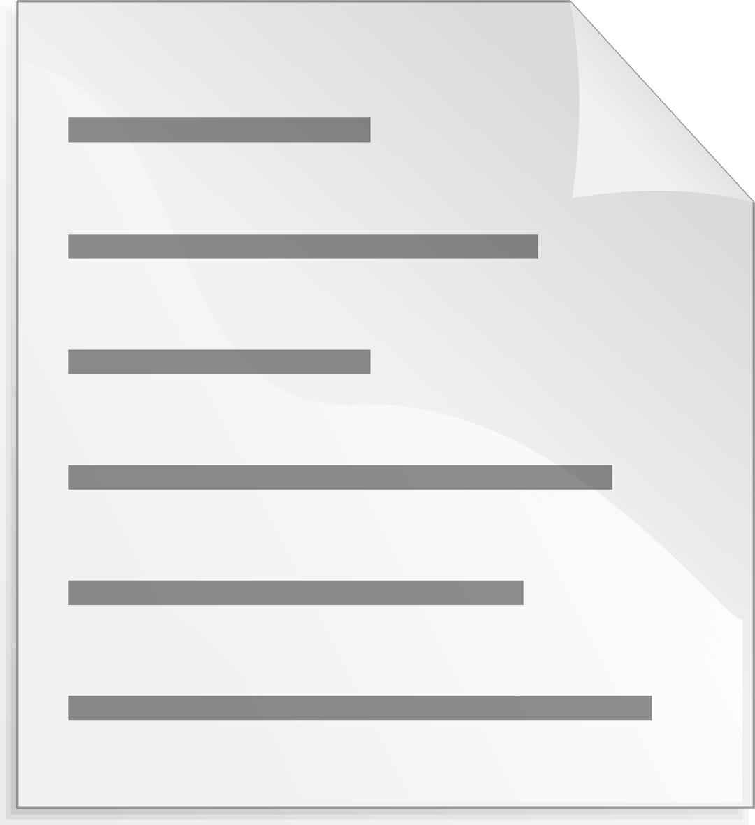 Text Page Icon png transparent