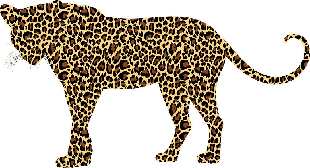 Textured Leopard png transparent