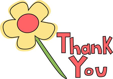 Thank You Kid Flower png transparent