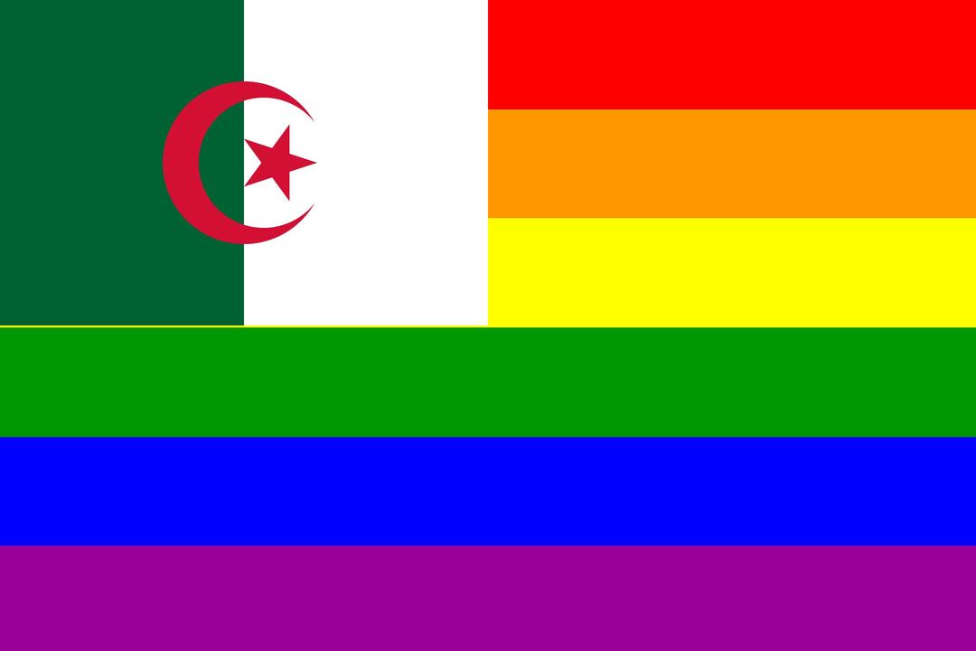 The Algeria Rainbow Flag png transparent