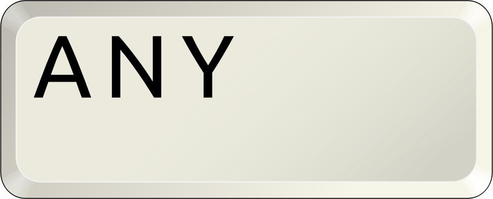 The Any Key png transparent
