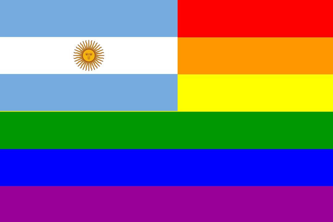 The Argentina Rainbow Flag png transparent