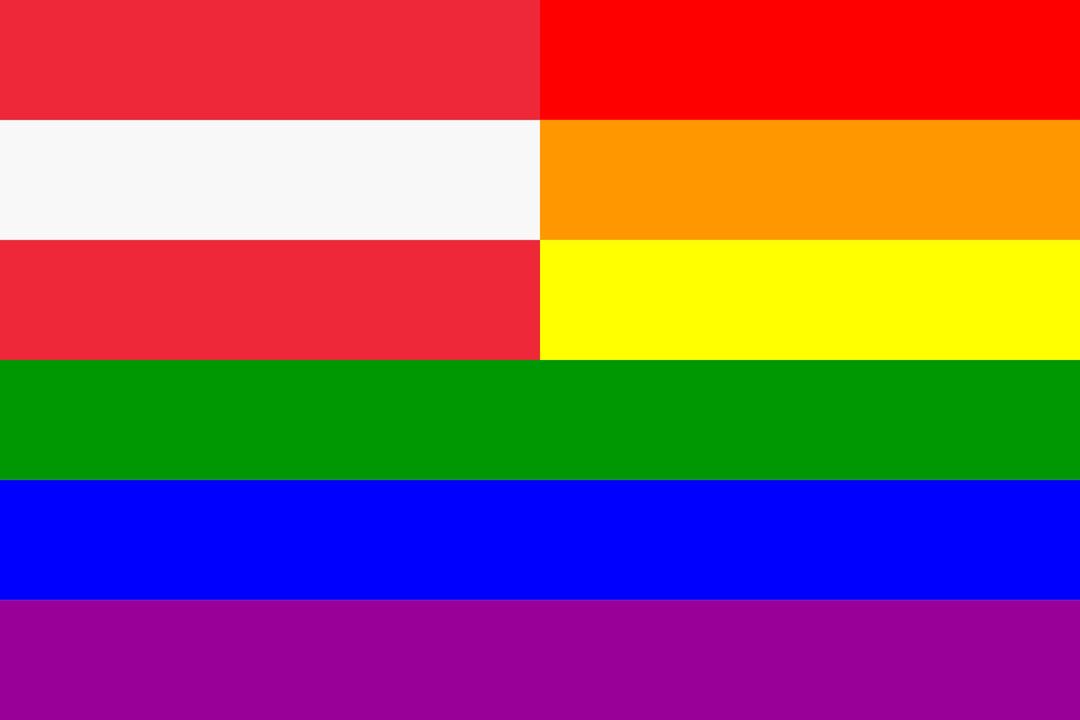 The Austria Rainbow Flag png transparent