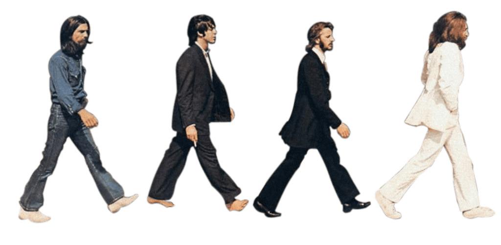 The Beatles Abbey Road png transparent