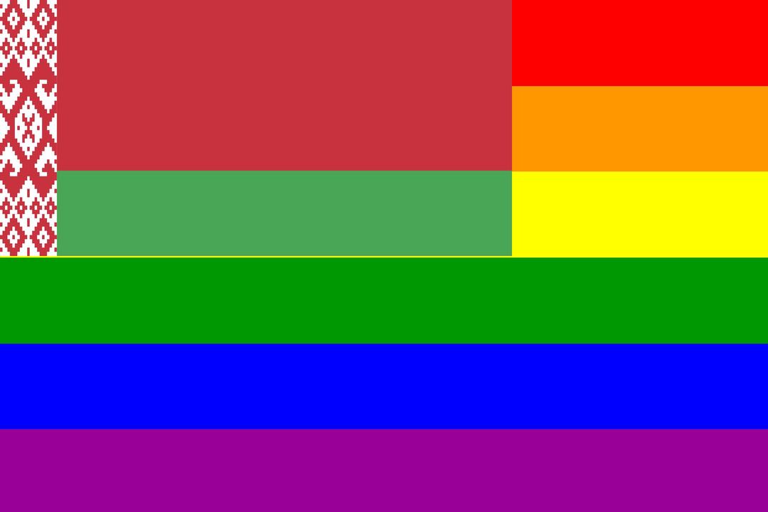 The Belarus Rainbow Flag png transparent
