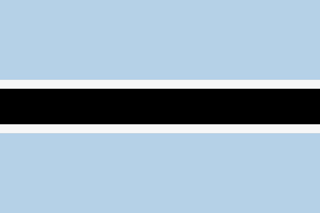 The Botswana Flag png transparent