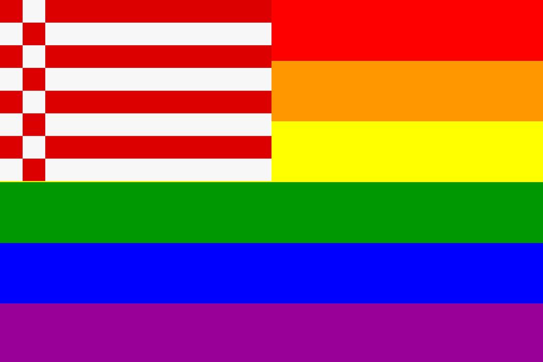 The Bremen Rainbow Flag png transparent