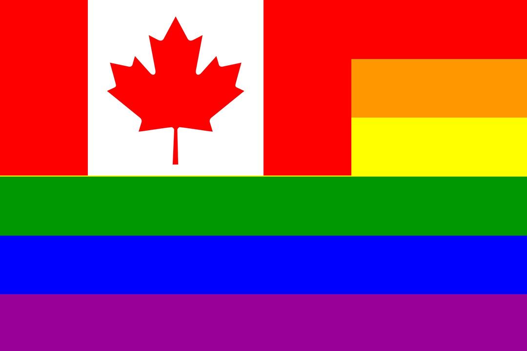 The Canada Rainbow Flag png transparent
