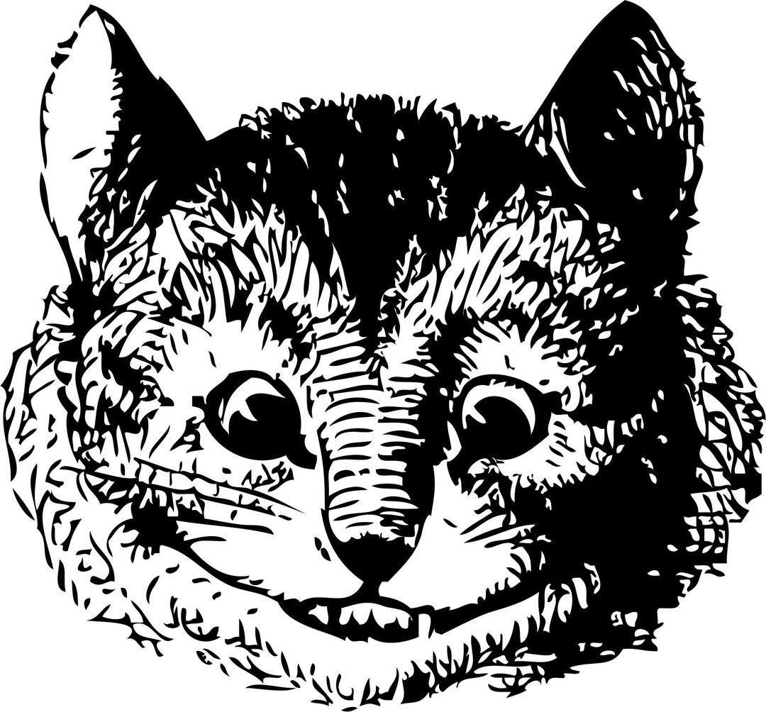 The Cheshire cat from Alice in wonderland png transparent